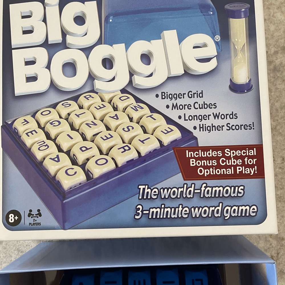 Big Word Game - Blue and White